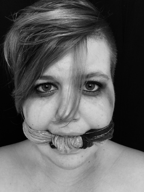 onlyevertemperary:  cleave gag  Per request adult photos