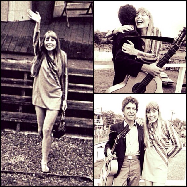 Today I realized that Leonard Cohen died on Joni Mitchell's
