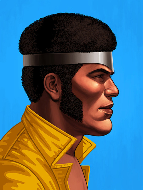 extraordinarycomics: Luke Cage by Mike Mitchell.