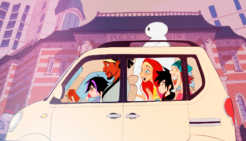 mickeyandcompany:  Big Hero 6 visual development Tumblr headers (art by Mingjue Helen