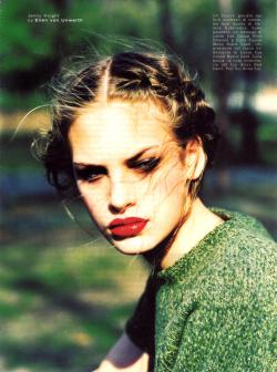chelseyclarkee:  Jenny Knight by Ellen von Unwerth for Vogue Italia 1997 