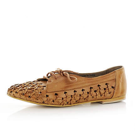 brown crochet shoes - flats / pumps - shoes / boots - women - River ...