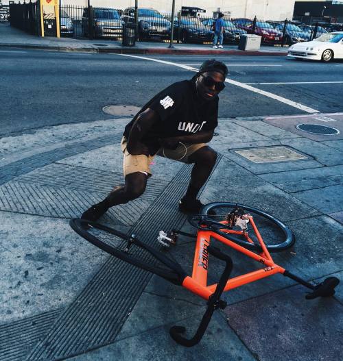 thebicycletree:  The little bigger homie on the new 2016 @leaderbikeusa 721 .. come catch that fade 