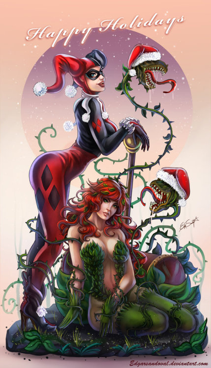 thecomicninja:Happy Holidays by Edgar Sandoval 