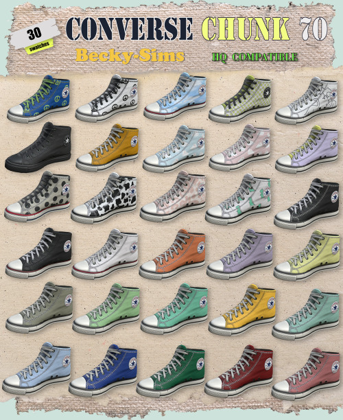 becky-sims: V1  BECKYSIMS_Converse Chunk 70  male+female+toddler V2  BECKYSIMS_Converse Hand embroid