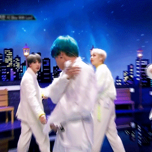 Taehyung X Blue Hair For @jkvjimin[ Cr: 0613data, Namuspromised ]