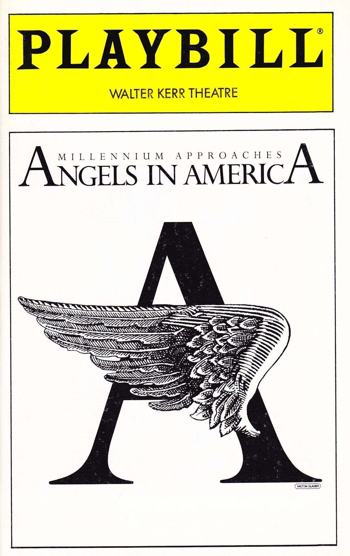 elflady:  Angels in America: Millennium Approaches Playbill, October 1994 Replacement
