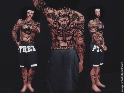 THIS TATTOO COMES IN 3 INTENSITIES, LIGHT, MEDIUM AND DARK!! FOR YOUR SIMS SKIN NEEDS!DOWNLOAD HERE: