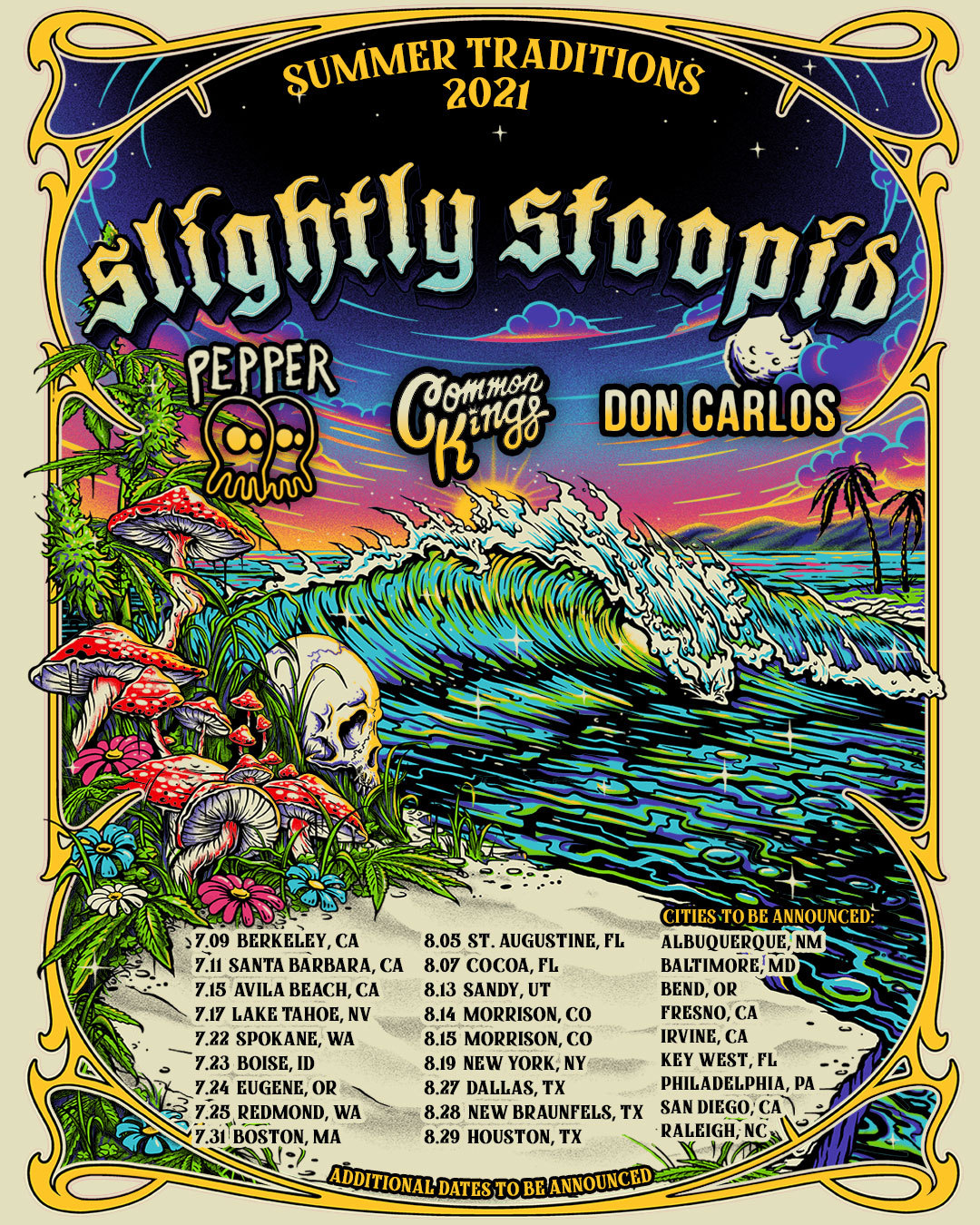 Slightly Stoopid — Just Announcedadditional Rescheduled Dates For