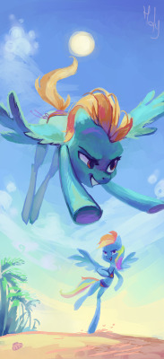 holidayhooby-whatty:  above the beach by *Holivi 