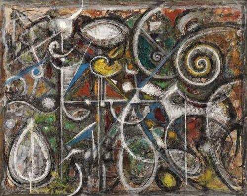 dead-molchun:Richard Pousette-Dart (1916-1992) Spiral 1940 (58,4 x 73,6 cm)