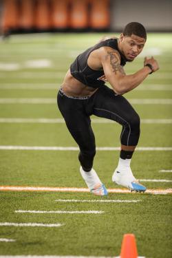 Josh Stewart, 2014 Oklahoma State pro day.