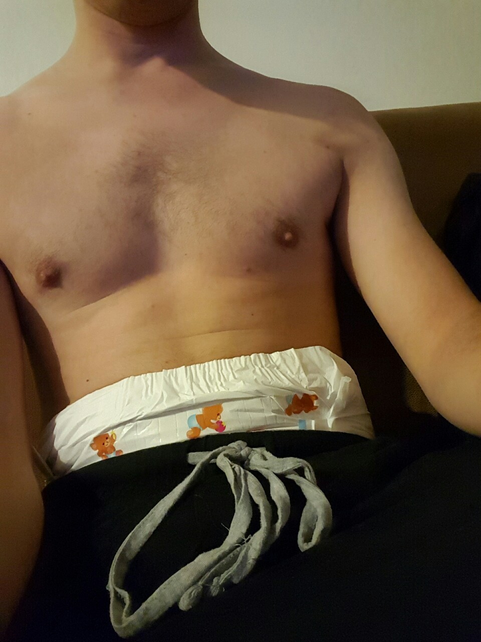 “You don’t have a choice about wearing that diaper to work tomorrow.”
