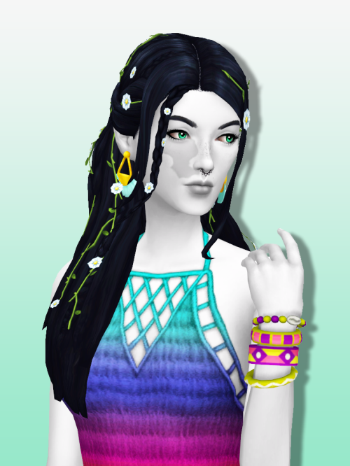 @incandescentsims asked: Bohemian for Raven Rock Grace the polar opposite of her usual style lol