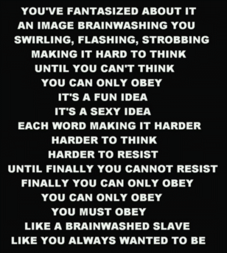 bimbeth:doctordrx:A little brainwashing for you, if you’re into that sort of thing ;-)nodd