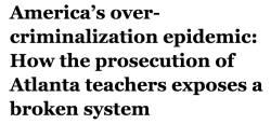 Salon:  Whether It’s Drug Laws, Mandatory Minimums, The Disenfranchisement Of Former