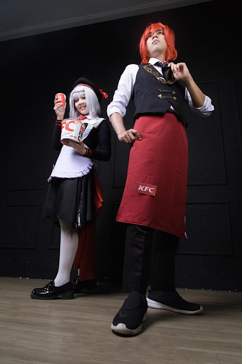 Noelle & Diluc (Genshin Impact X KFC)