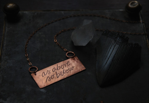 etsycult - as above, so below • necklace by gorimbaud designs