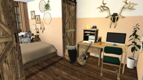 The Sims 4: COZY BEDROOMName: Cozy Bedroom§ 5.087Download in the Sims 4 GalleryOriginID: models