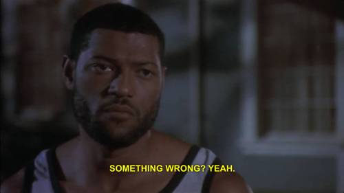 conelradstation:  Laurence Fishburne in Boyz N the Hood (dir. John Singleton, 1991) 