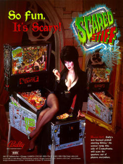 vhsnightclub80s:  #Elvira #Pin Ball #Queen B