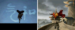 Element-Of-Change:  Aang And Tenzin Parallel Forms Of Airbending Companion Gifset: