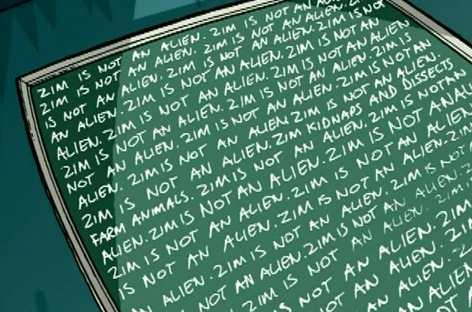 cryptid-believer:  [ZIM IS NOT AN ALIEN. ZIM IS NOT AN ALIEN. ZIM IS NOT AN ALIEN.