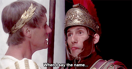 babeimgonnaleaveu:      “When Michael Palin as Pontius Pilate addressed the soldiers
