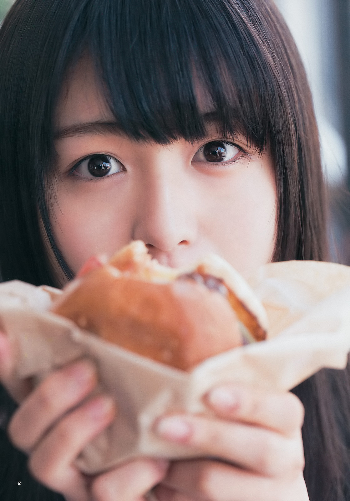 voz48reloaded: 「Young Jump」 No.14 2017 #Keyakizaka46 #欅坂46 #長濱ねる
