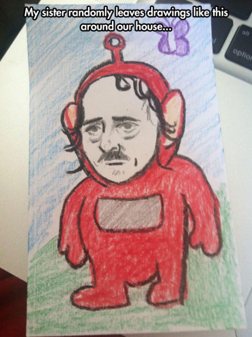 srsfunny:  Edgar Allan Pohttp://srsfunny.tumblr.com/  What the fucking fuck….