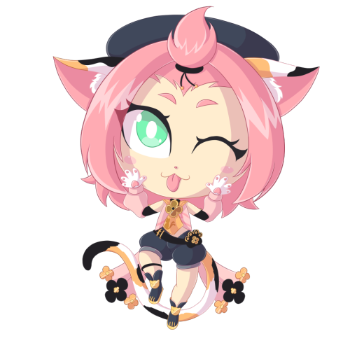 Chibi Diona commission for a friend on twitter :3I may have fallen a bit far into Genshin Impact lat