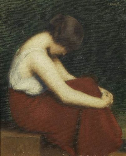 Marie Augustin Zwiller (1850–1939)Jeune fille de profil