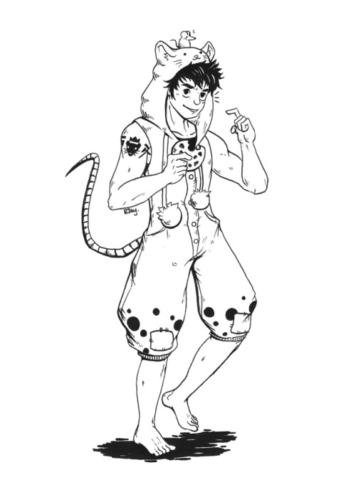 2017 INKTOBER DAY 26 : SQUEAK