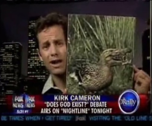 My personal hero and role model, Kirk Cameron, holds the most beautiful and enlightening piece of sc