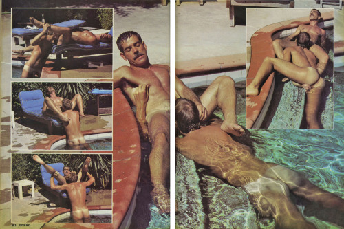 From TORSO magazine (Sept 1987) Photo series called &ldquo;Pool Party&rdquo; photo by Charli