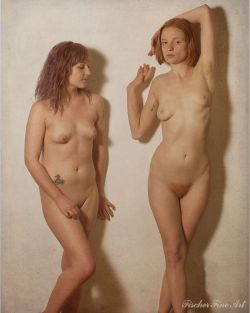 coconutdreamin:  nakedokie2:  coconutdreamin:   Ruby Slipper &amp; Eislinn Dawn by Fischer Fine Art / Montreal, QC November 2014    She’s thinking that the girl on the right needs to shave her pussy!!  Comments like these aren’t okay, you know, right?The