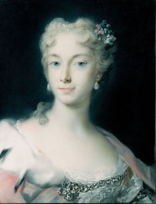 rosalba-carriera: Maria Theresa, Archduchess of Habsburg, 1730, Rosalba Carriera