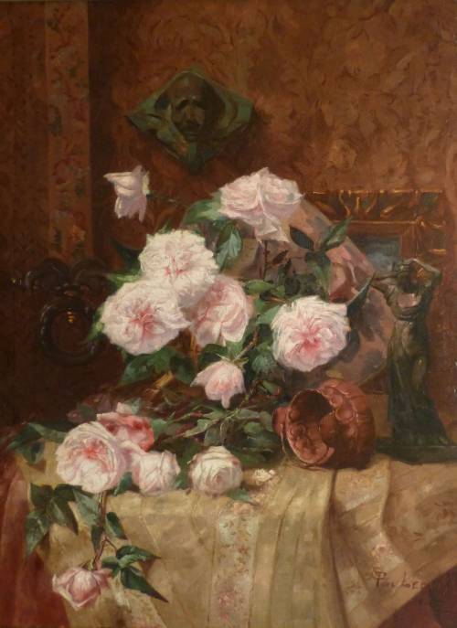 simena:PAUL LEDUC - STILL LIFE WITH ROSES