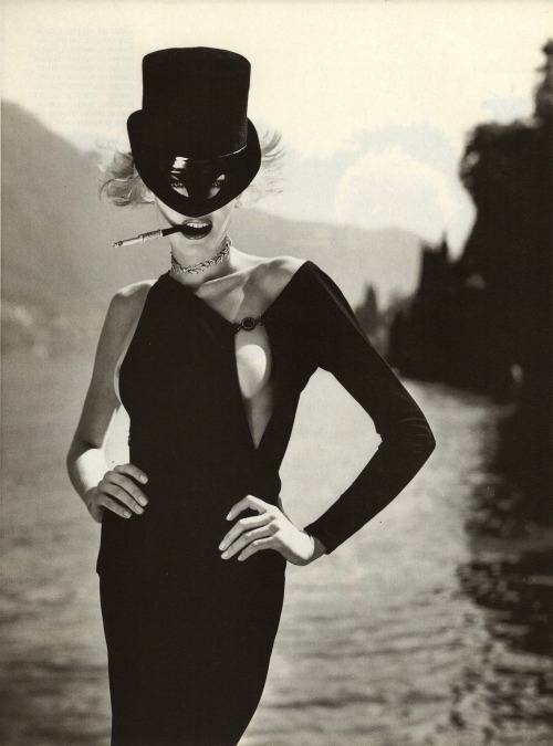 a-state-of-bliss: Vogue Italia Sept 1996 - Shirley Mallmann by Helmut Newton