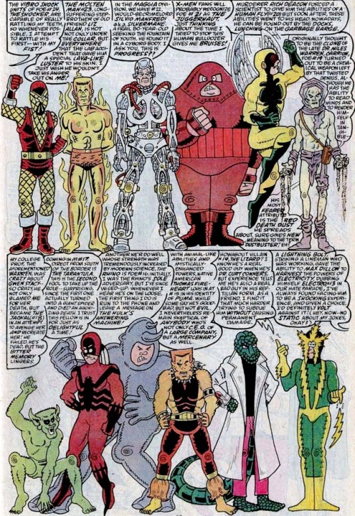 transmissionsgeekroom:  Spider-Man’s rogue gallery. Amazing Spider-Man Annual #23 1989 Fred Hembeck