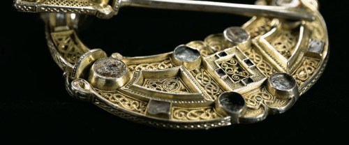 Hunterston Brooch, found in Hunterston, North Ayrshire, Scotland, in the 1830s. Made in Made in Irel