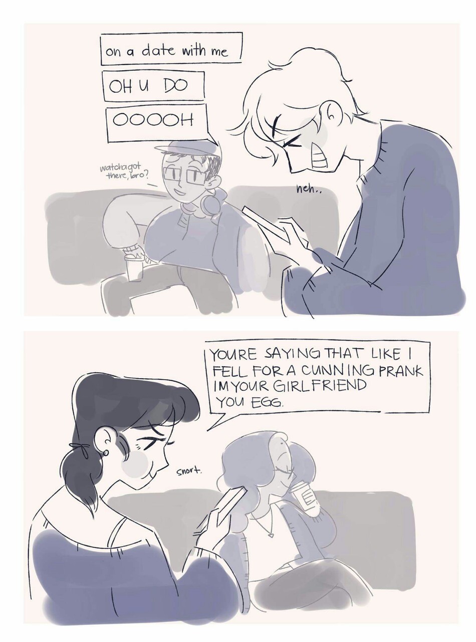 sofiaruelle:  I feel like they’re the kinds of noons that will text each other