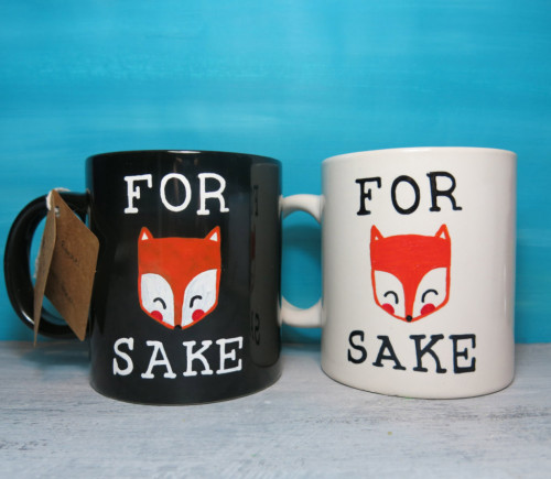 For Fox Sake Mug Well why didn’t you drink coffee for fox sake. This mug will surely brighten your 