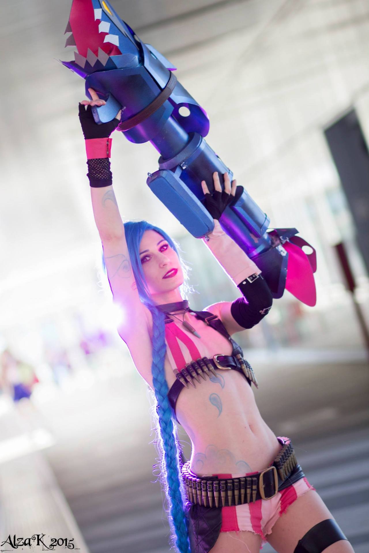 kamikame-cosplay:  Me as Jinx from League of Legends Cosplayer:   AE    Facebook
