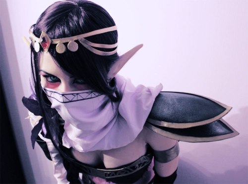 Today we made home-photoshoot for my new cosplay - Templar Assasin from game DotA 2. We made this sh