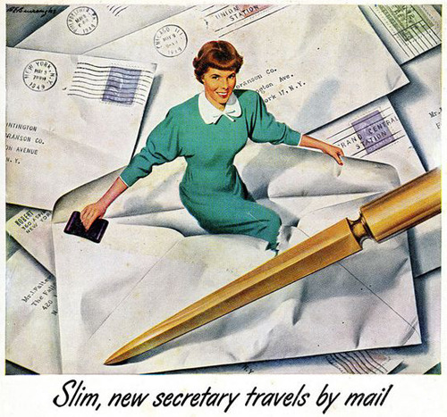 Art about mail.