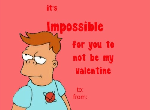 XXX awesomegirlystuff:  Futurama Valentines: photo