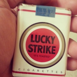 wherethe40sat:  Feeling lucky #luckystrike