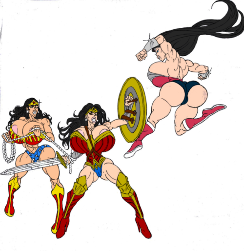 sun1sol: Wonder Women!!!   My wonder woman piece colored by @whitewolf41 did an awesome job making it 1000x better, thank you so much Im really loving heroic action in full colors! I know I’m missing a few more “wonder women” but I ran out of space,