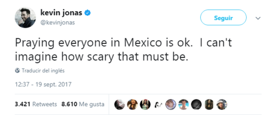 Earthquake in Mexico